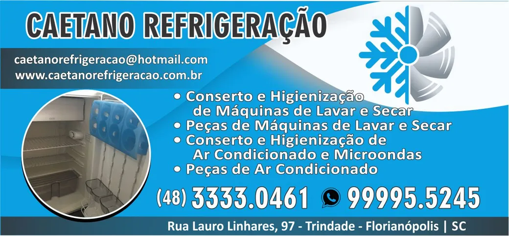 CAETANO REFRIGERAÇÃO EM FLORIANÓPOLIS SC
