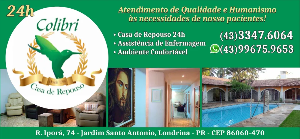 CASA DE REPOUSO COLIBRI EM LONDRINA PR