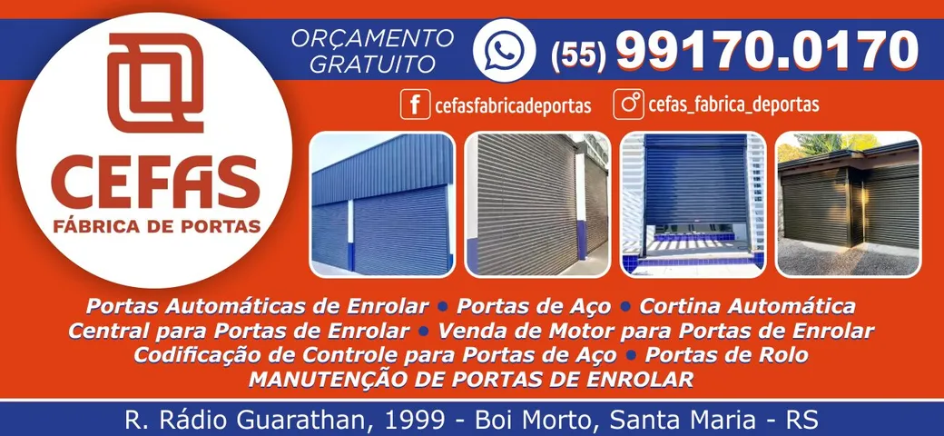 CEFAS FÁBRICA DE PORTAS EM SANTA MARIA RS