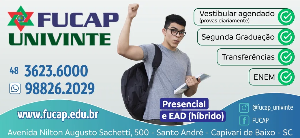 CENTRO UNIVERSITÁRIO UNIVINTE FUCAP CAPIVARI DE BAIXO SC