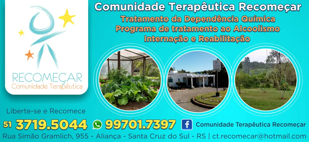COMUNIDADE TERAPÊUTICA RECOMEÇAR EM SANTA CRUZ DO SUL RS