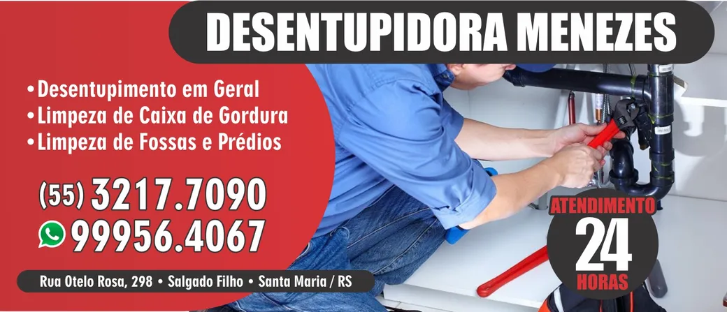 DESENTUPIDORA MENEZES EM SANTA MARIA RS