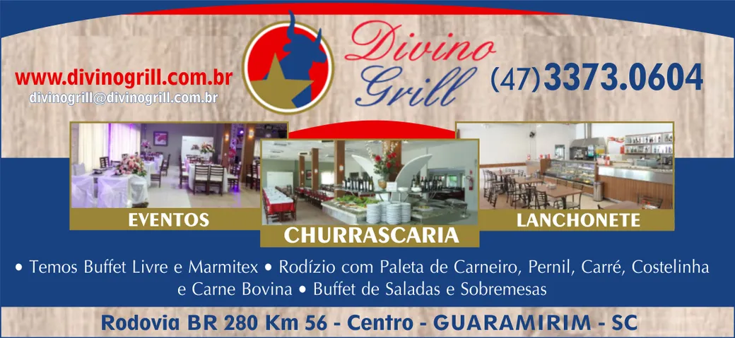 DIVINO GRILL CHURRASCARIA LANCHONETE EM GUARAMIRIM SC