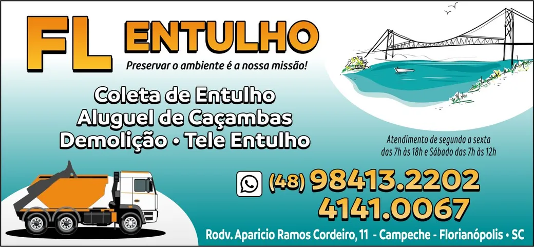 FL ENTULHO EM FLORIANÓPOLIS SC