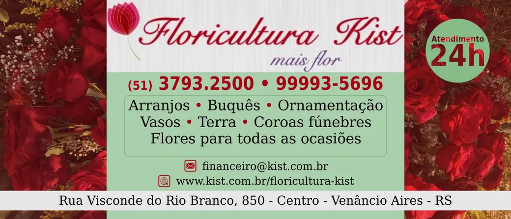 FLORICULTURA KIST MAIS FLOR EM VENÂNCIO AIRES RS
