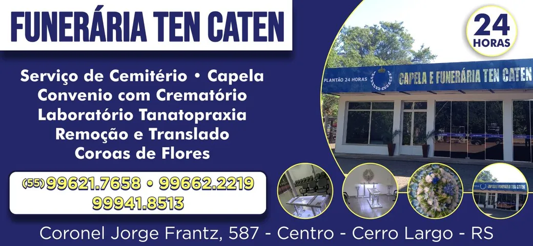 FUNERÁRIA TEN CATEN FUNERÁRIAS EM CERRO LARGO RS