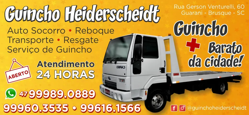 GUINCHO HEIDERSCHEIDT EM BRUSQUE SC