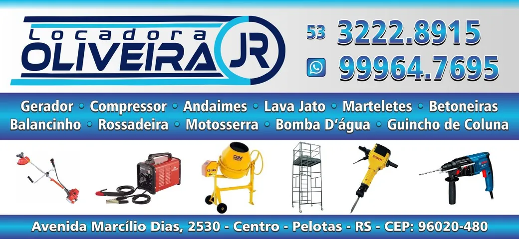 LOCADORA OLIVEIRA JR EM PELOTAS RS