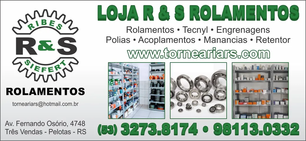 LOJA RS ROLAMENTOS EM TRÊS VENDAS PELOTAS RS