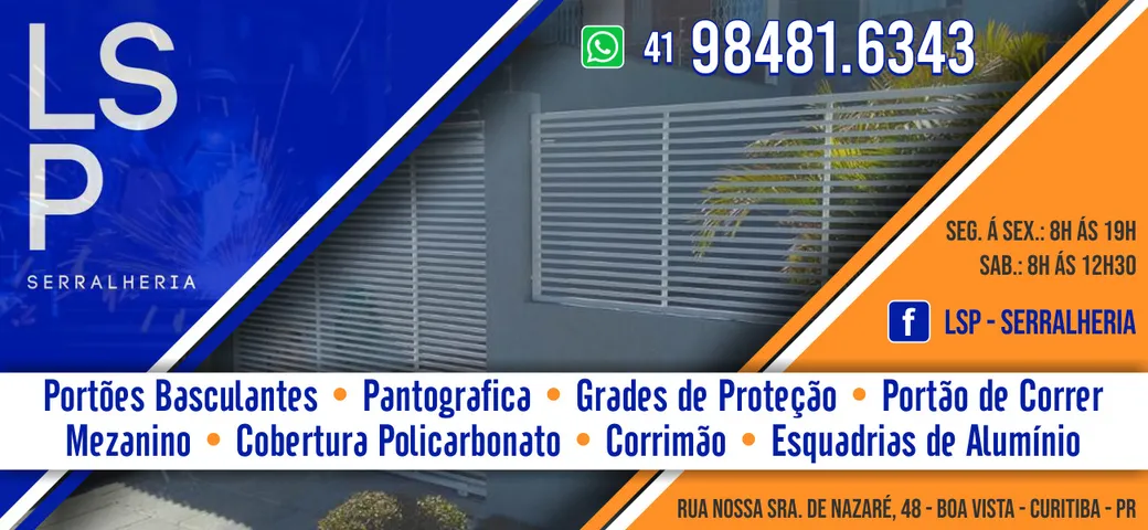 LSP SERRALHERIA EM CURITIBA PR