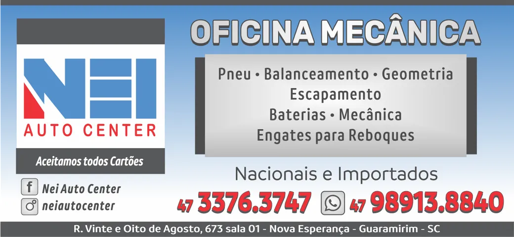 NEI AUTO CENTER EM GUARAMIRIM SC