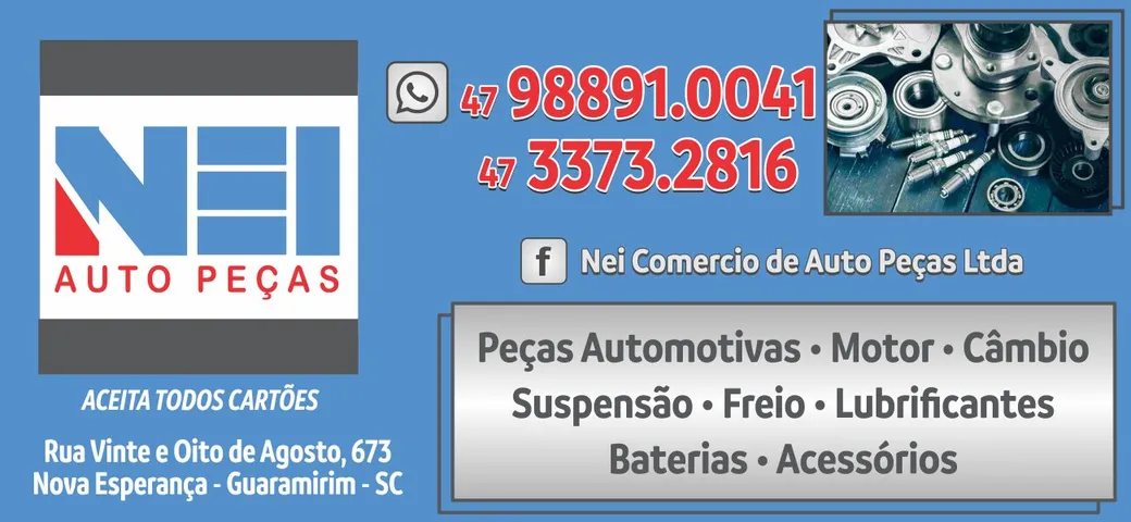 NEI AUTO PEÇAS EM GUARAMIRIM SC
