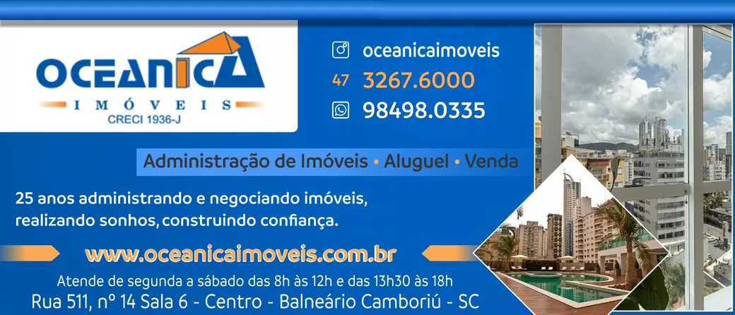 OCEÂNICA IMÓVEIS IMOBILIÁRIA EM BALNEÁRIO CAMBORIÚ SC