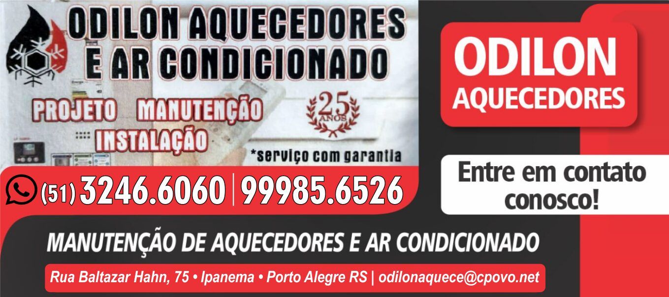 ODILON CONSERTO E ASSISTÊNCIA TÉCNICA DE AQUECEDORES EM PORTO ALEGRE RS
