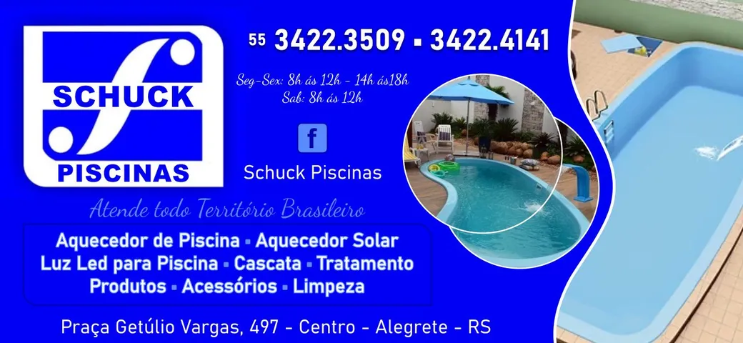 SCHUCK PISCINAS EM ALEGRETE RS