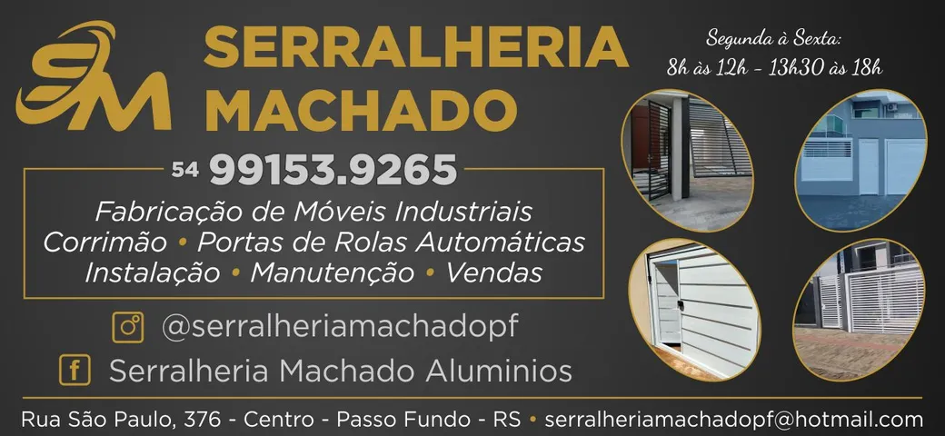 SERRALHERIA MACHADO EM PASSO FUNDO RS