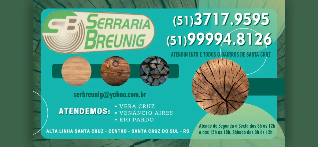 SERRARIA BREUNIG EM SANTA CRUZ DO SUL RS