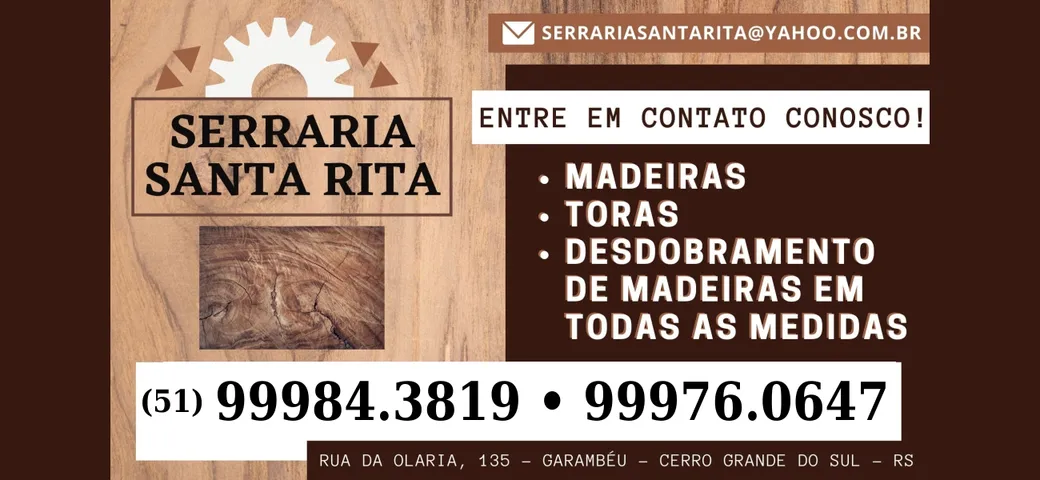 SERRARIA SANTA RITA EM CERRO GRANDE DO SUL RS