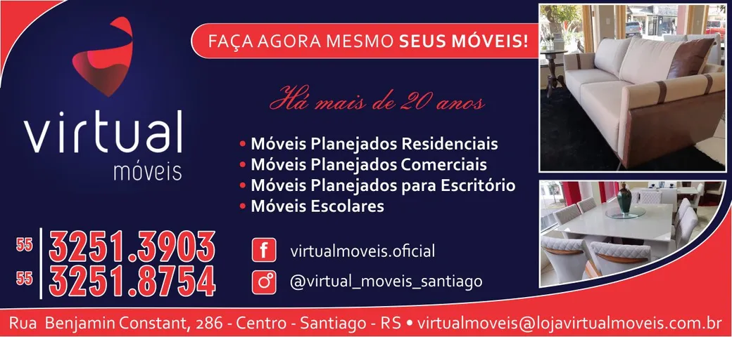 VIRTUAL MÓVEIS RESIDENCIAIS EM SANTIAGO RS