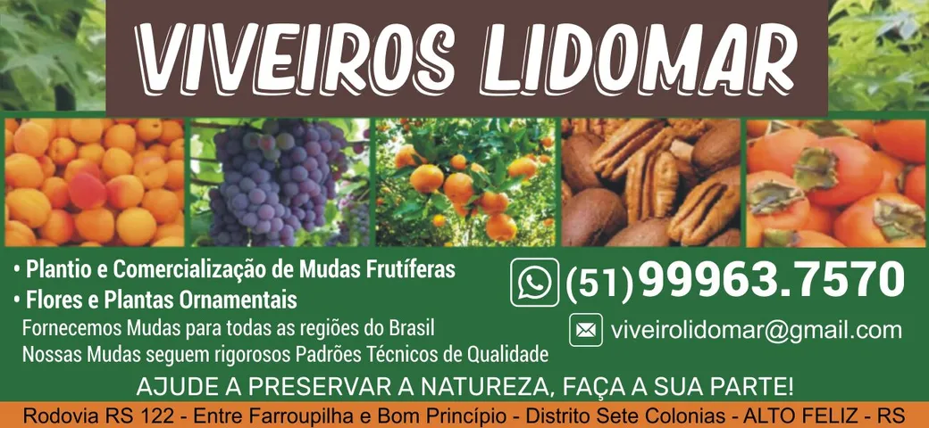 VIVEIROS LIDOMAR EM ALTO FELIZ RS